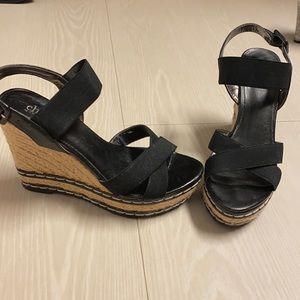 Charles David Espadrille Wedges